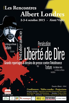 Affiche (Les Rencontres Albert Londres 2015)