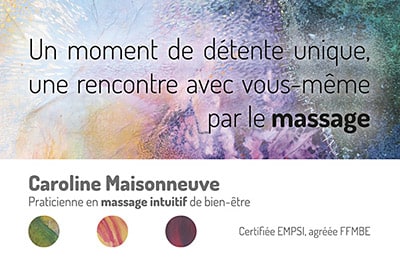 Carte de visites (massage intuitif)