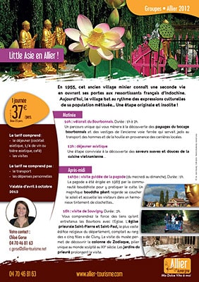 Fiche touristique (Allier tourisme)