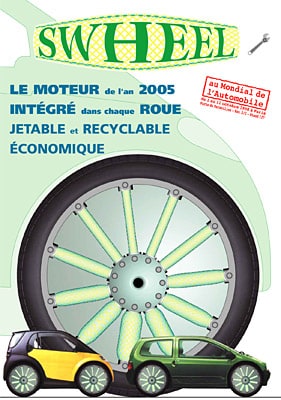 Plaquette (concept d’une roue motorisée)