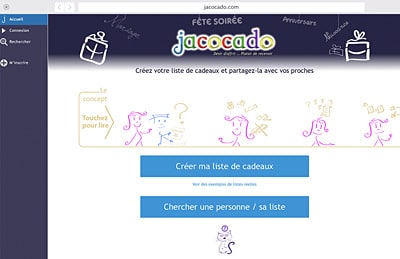 Site internet (gestion de listes de cadeaux)